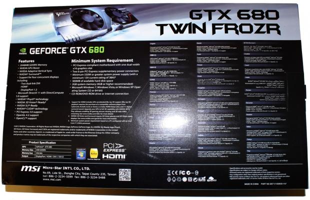 Обзор и тестирование MSI GeForce GTX 680 Twin Frozr OC